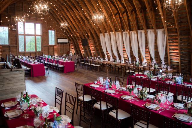 Barn Wedding Reception