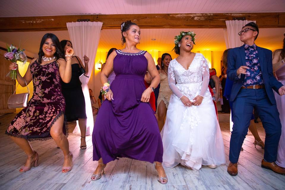 Dancing at Wedding Reception
