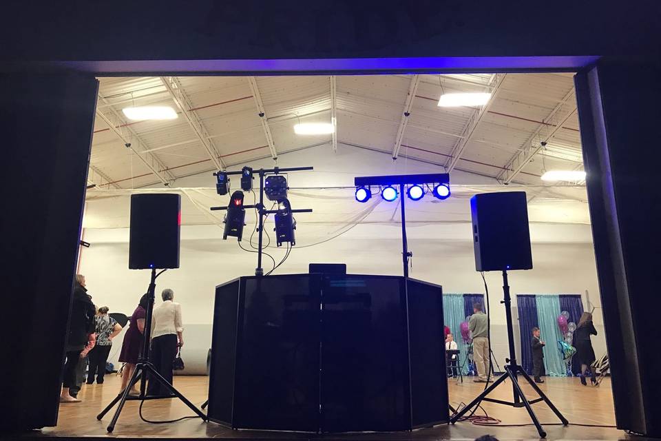 Indoor sound system setup