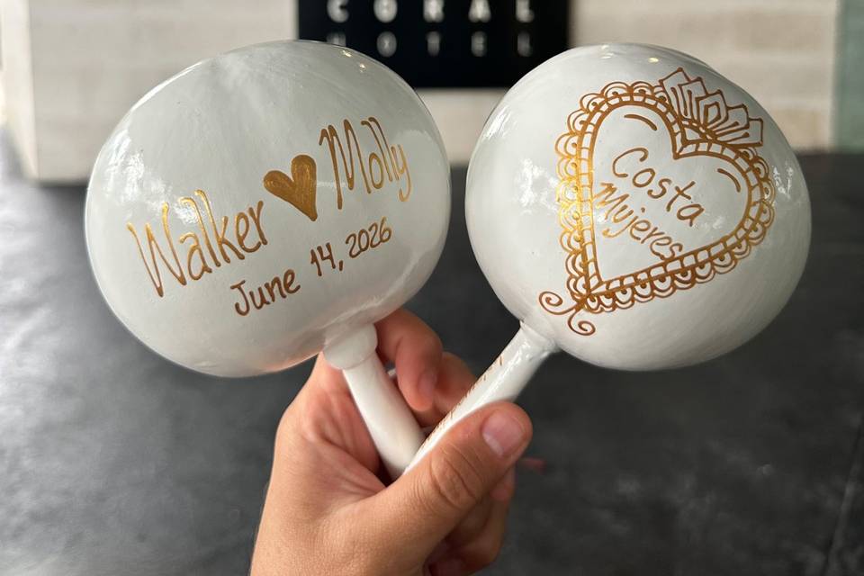 Maraca gift for our couple