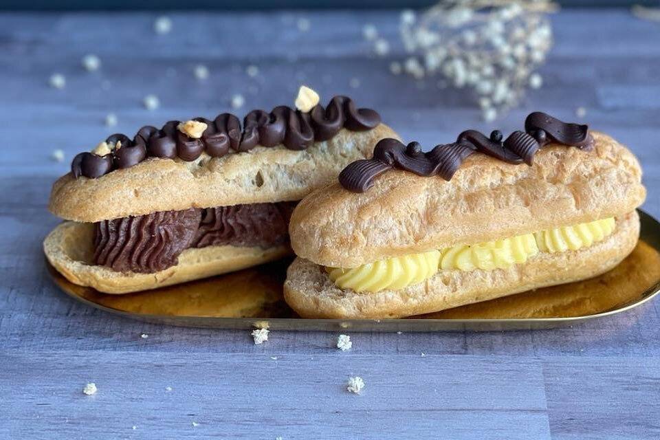 Classic French eclairs