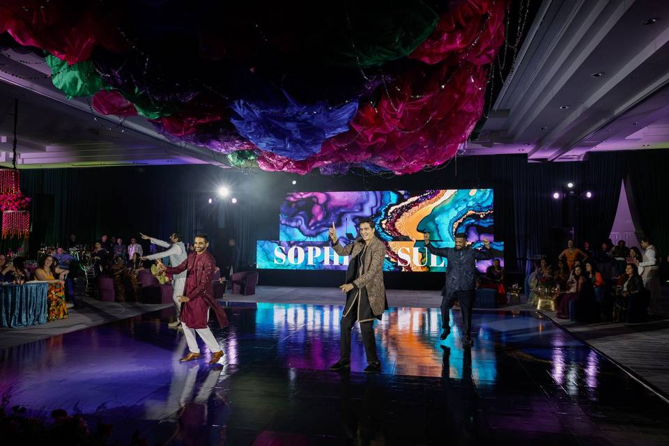 Arizona Indian Wedding LED Wal