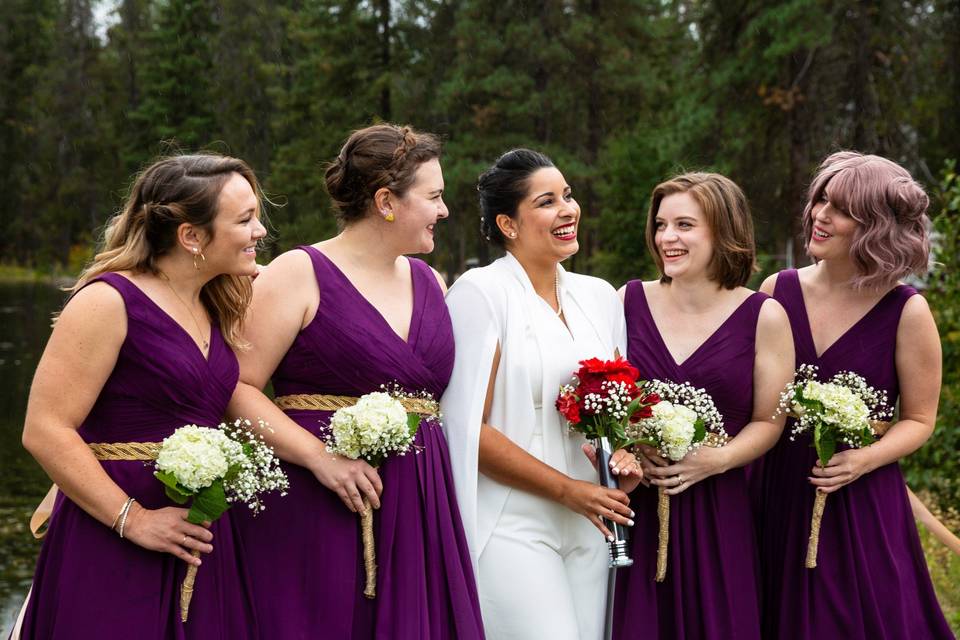 Bridesmaids Laugh