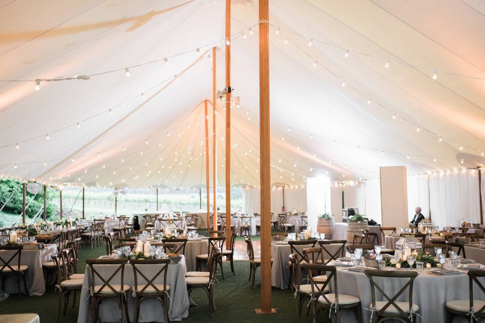 The sailcloth tent