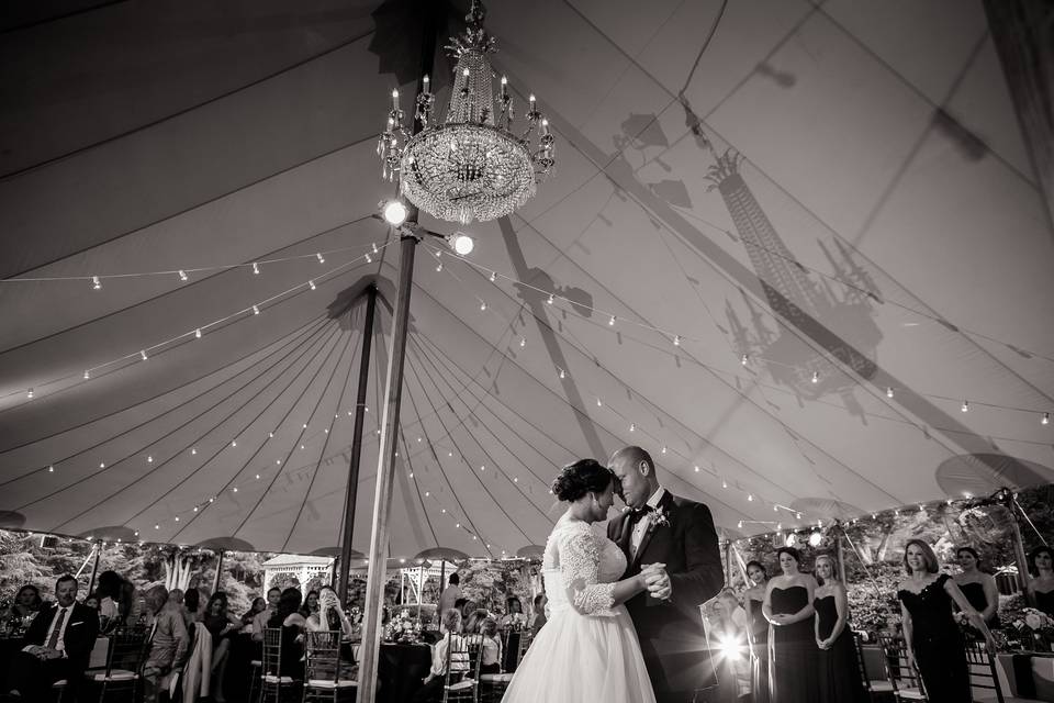 Sharing a first dance