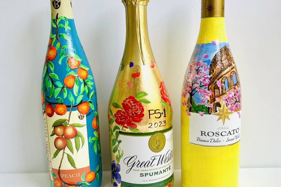 Hand Painted bottles - Gifts