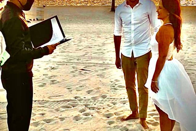 Beach ceremony