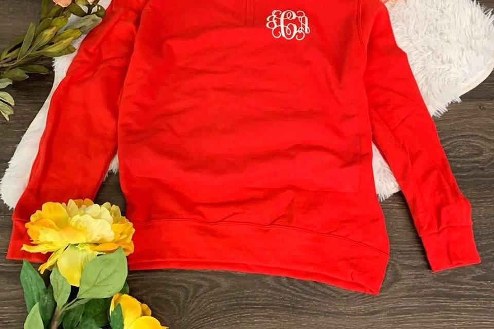 Initials Quarter Zips