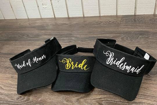 Bridal Party Visors