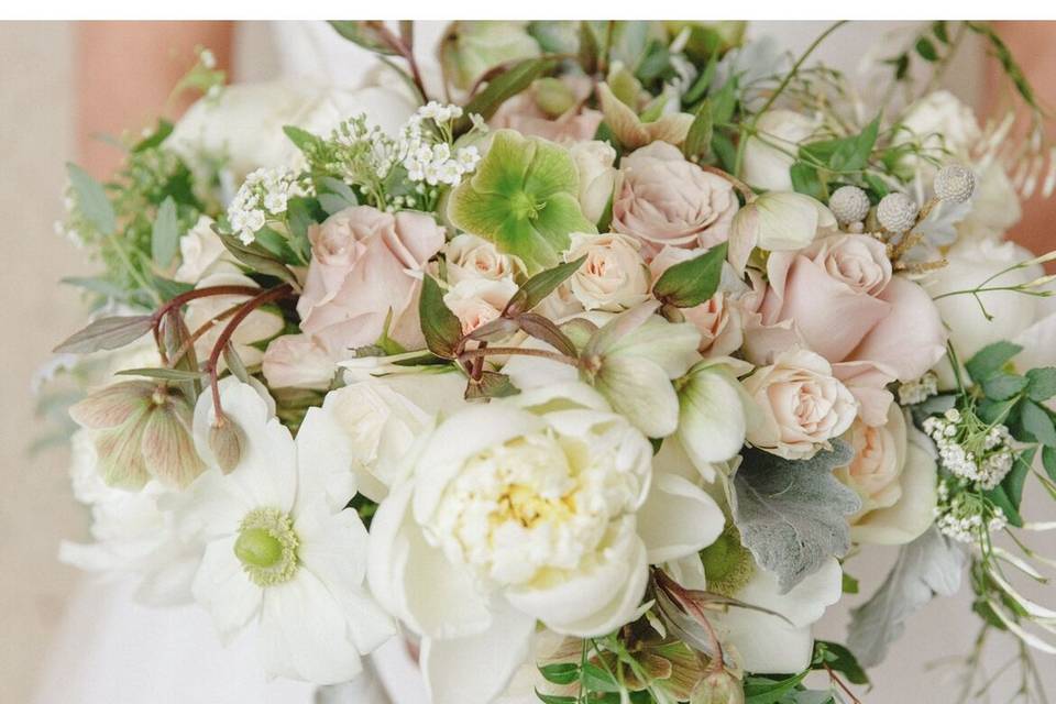 Beautiful bouquet with jasmine