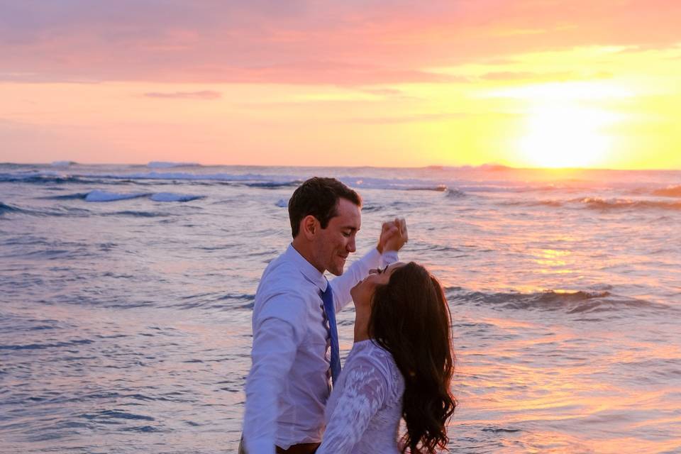 Dancing on the Beach