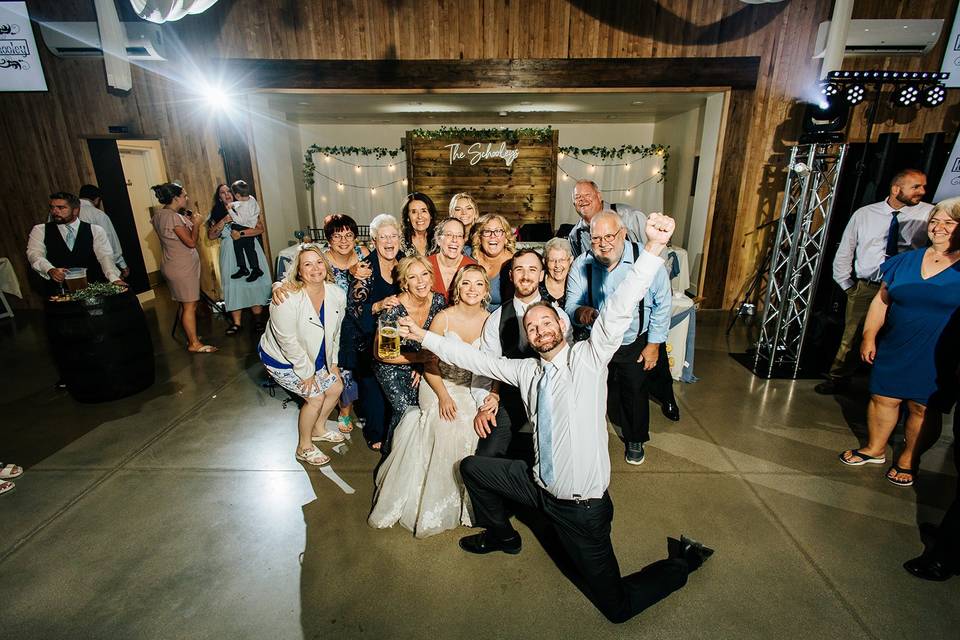 Happy guests
