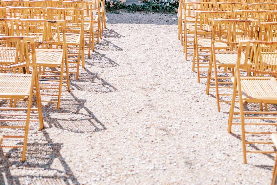 Outdoor Courtyard Ceremony