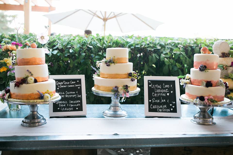 Wedding cakes