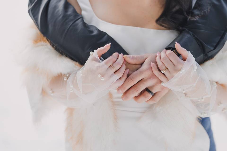 A winter wedding