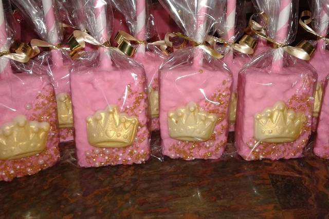 Princess themed Rice Krispy Treats