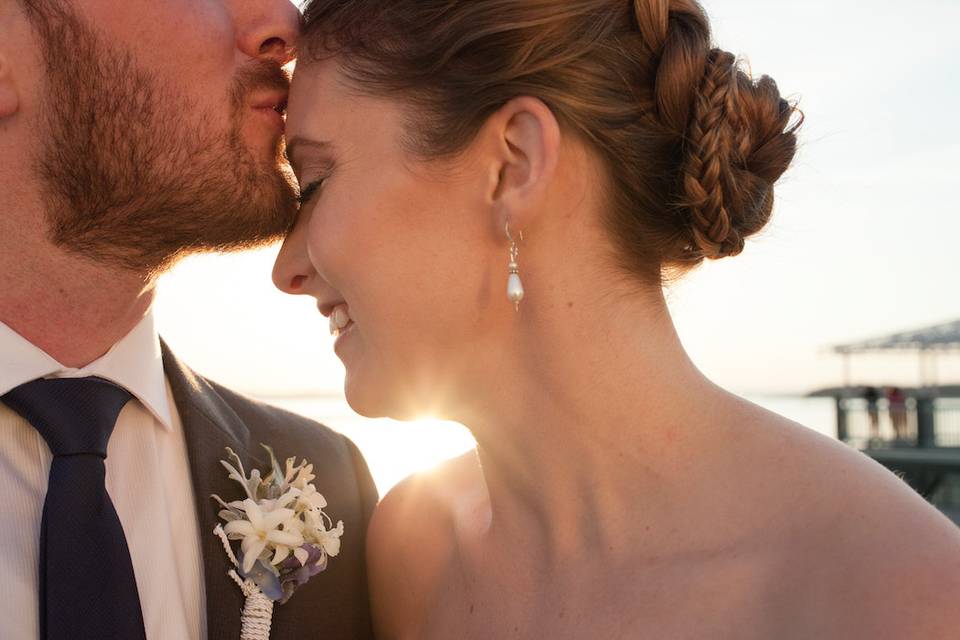 Forehead kiss