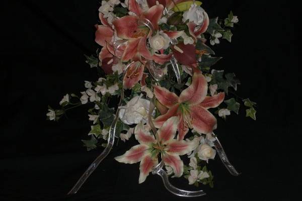 Cascading Silk Floral Bouquet