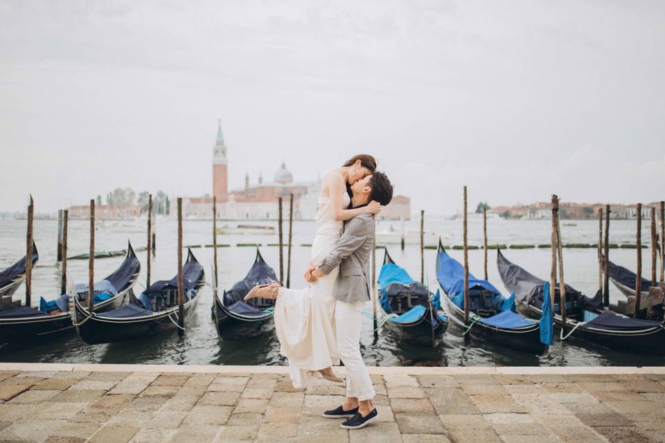 Wedding photo in Venice