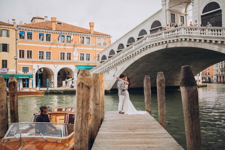 Wedding photo in Venice