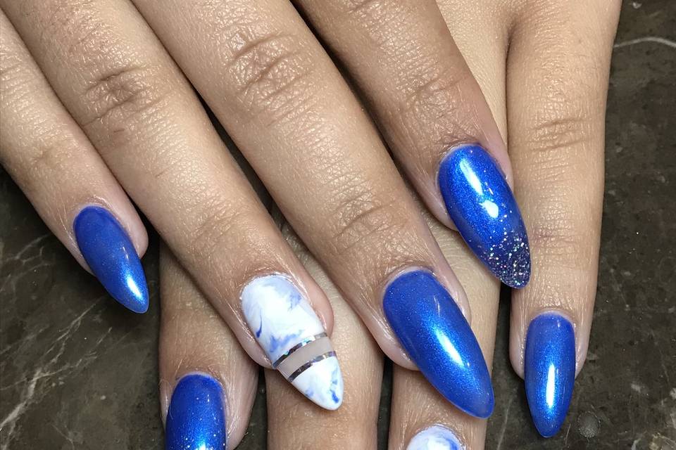 Acrylic something blue set