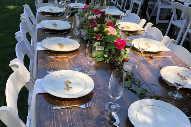 Farm Table Closeup