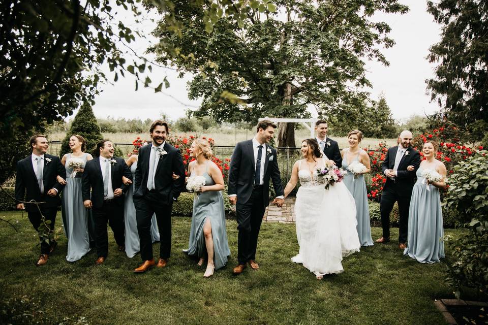 Enumclaw Wedding Bridal Party