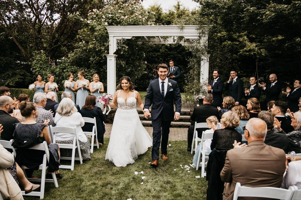 Garden Wedding Ceremony