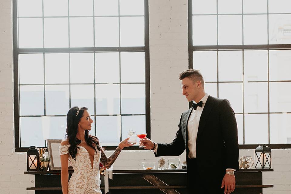 Couple in Main Hall.