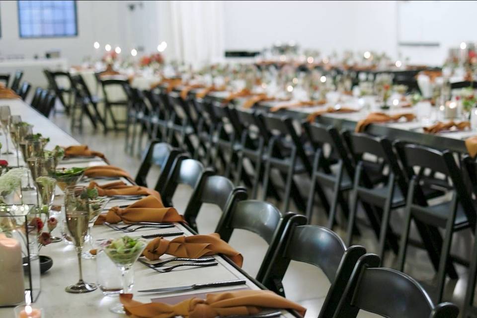 Dining Setup in Main Hall