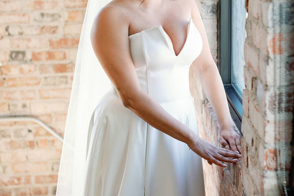 Bride in Get Ready Room