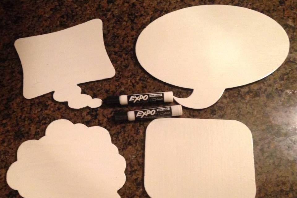 Dry erase props