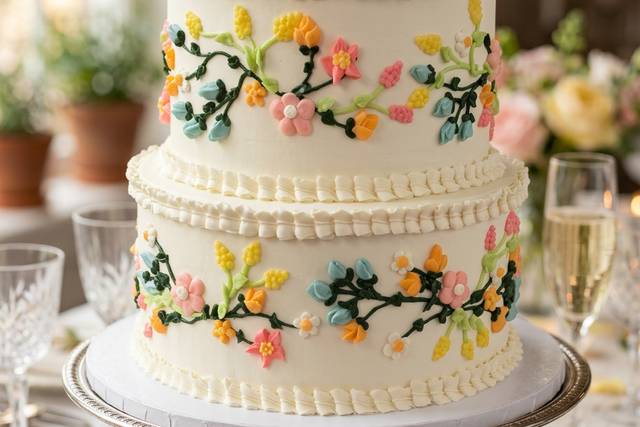 Wild Flowers Custom Cake