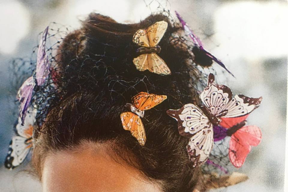 Butterfly headpiece