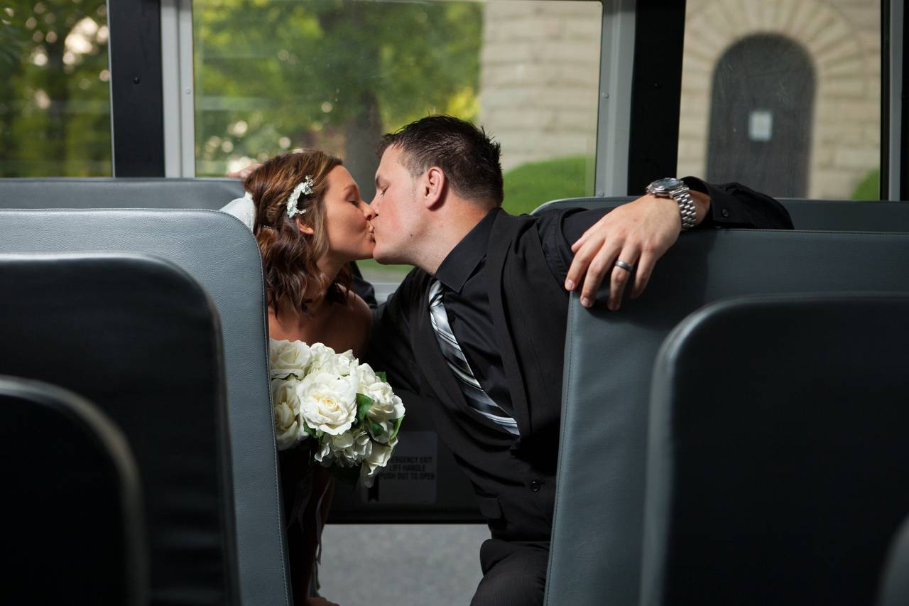 First Charter Bus Rental - Wedding Limos - Cincinnati, OH - WeddingWire