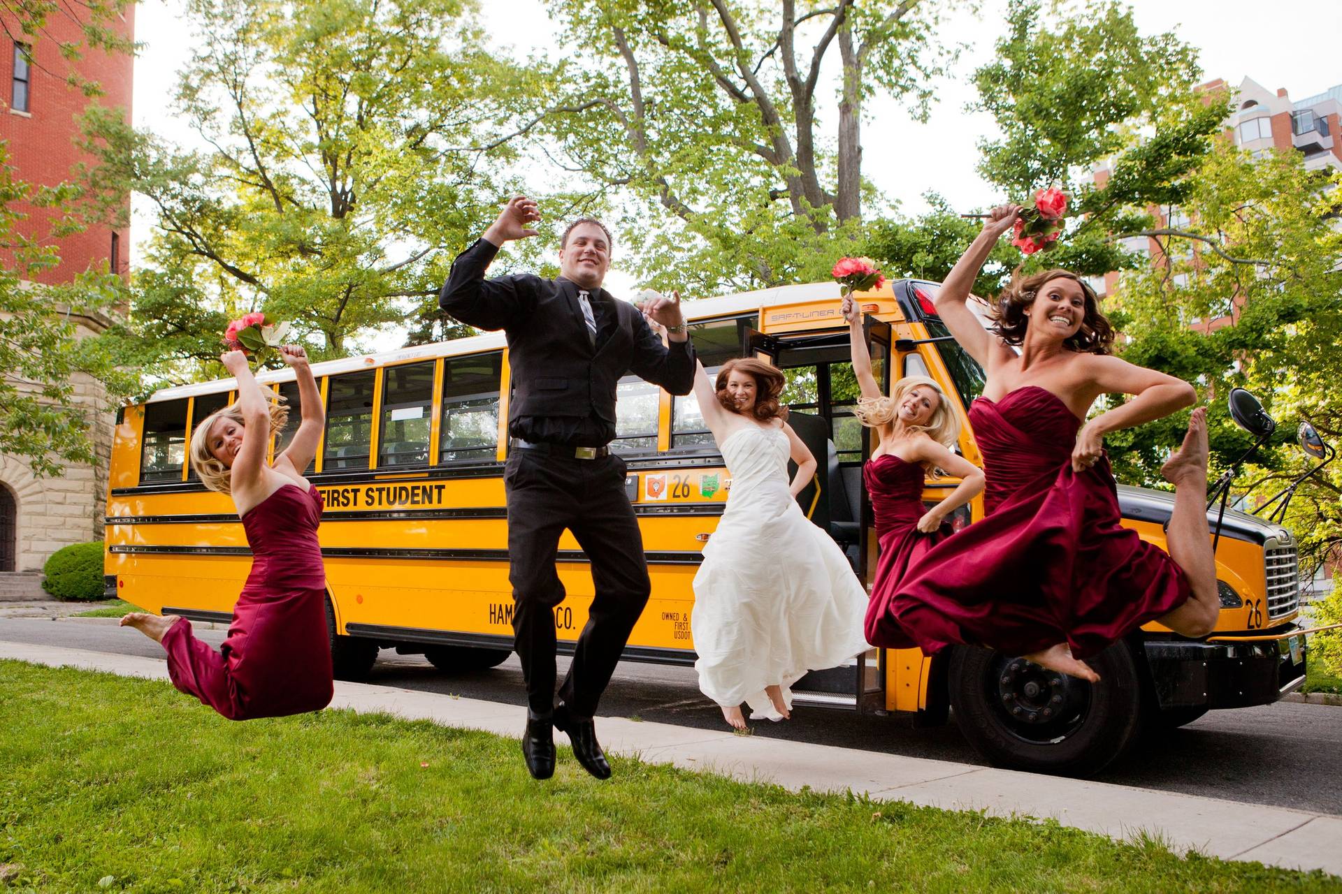 First Charter Bus Rental - Wedding Limos - Cincinnati, OH - WeddingWire