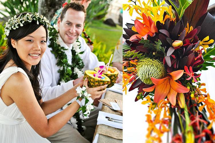 A Rainbow in Paradise Weddings