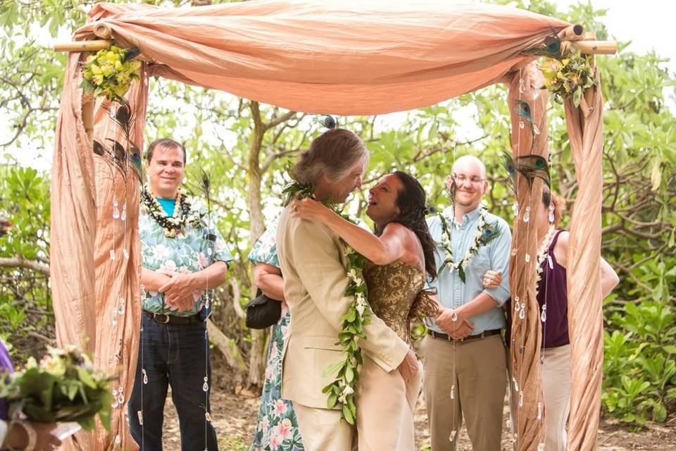 A Rainbow in Paradise Weddings