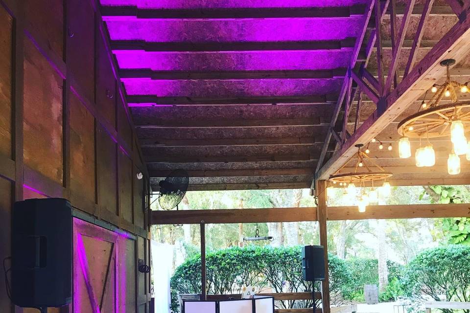 Purple Lighting & DJ Surrround