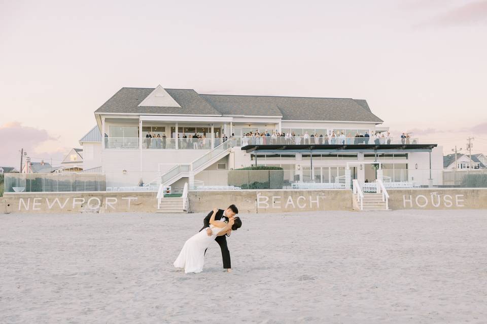 Beachside wedding