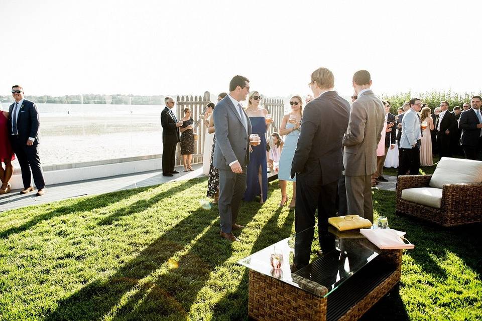 Guests on Terrace