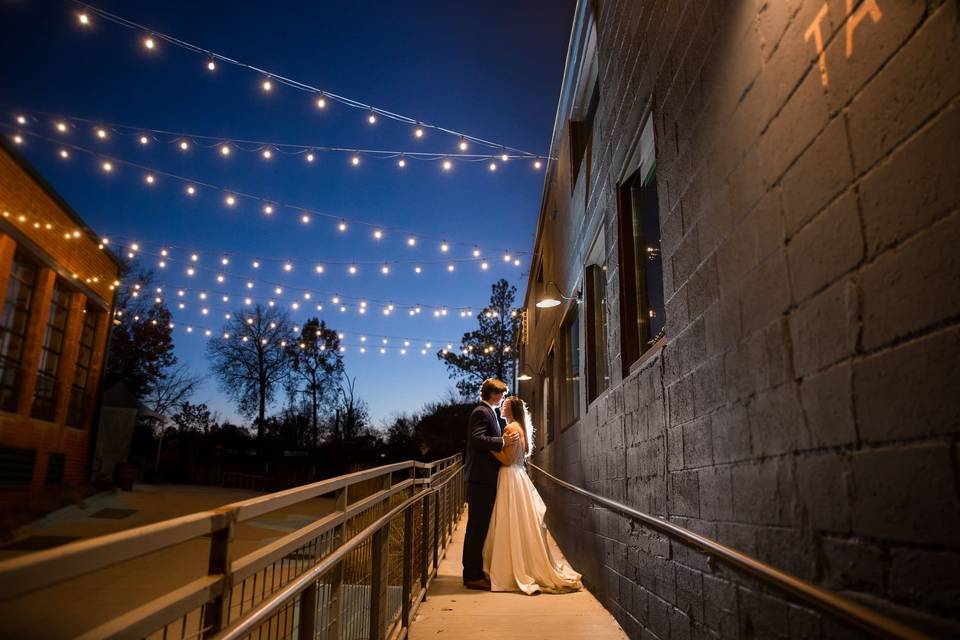 Exterior string lights