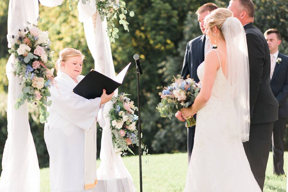 Outdoor ceremony