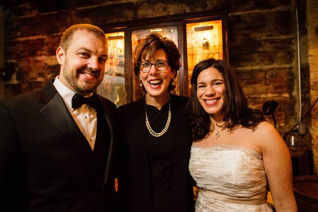 With the couple