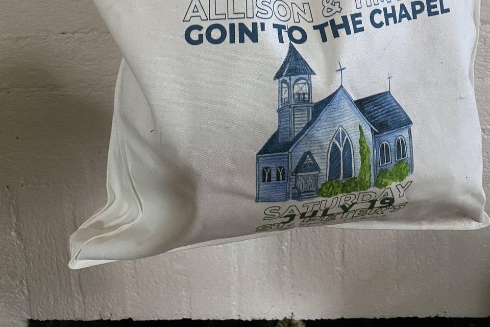 Church welcome bag