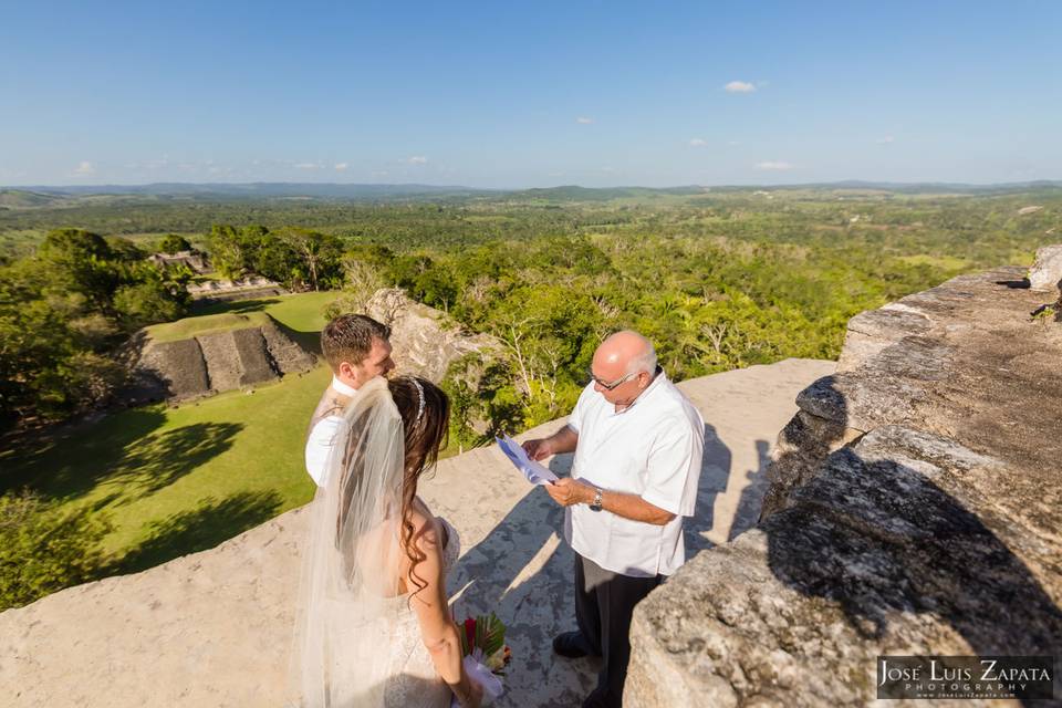 Cliff wedding