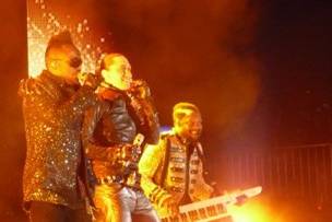 Opened for Black Eyed Peas in October 2010