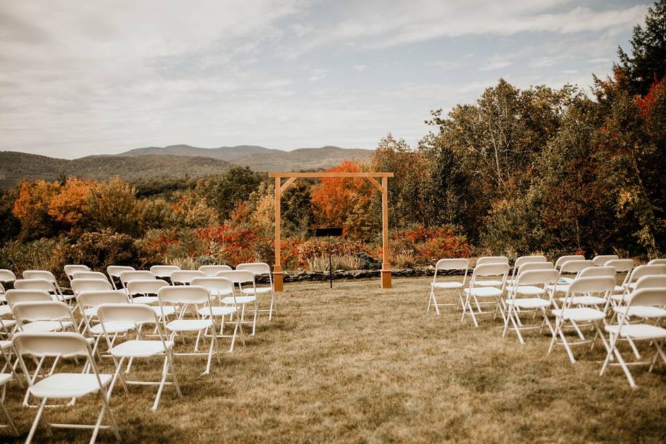 Ceremony in the mountains