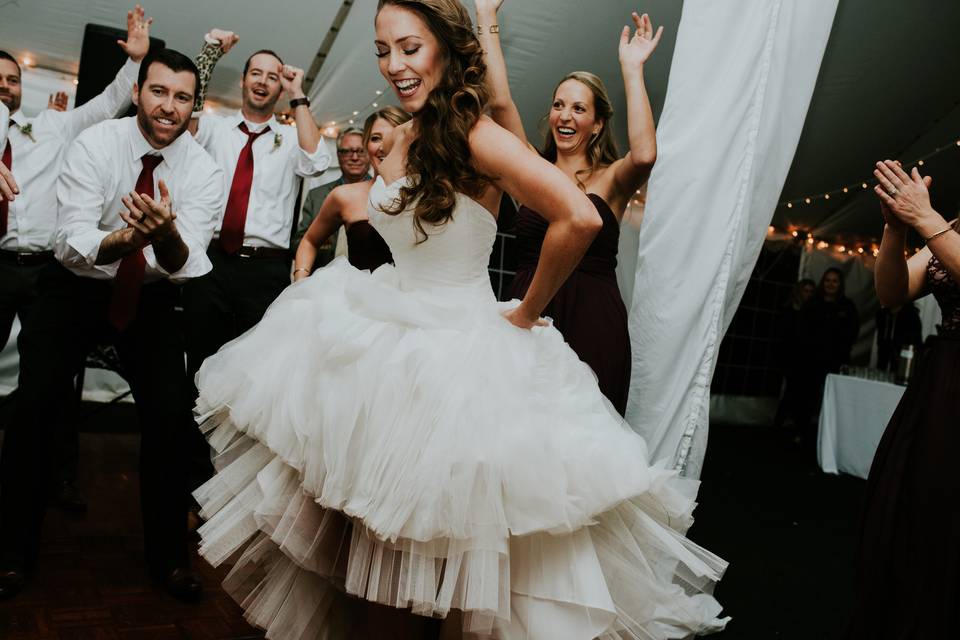 Bride on the dance floor