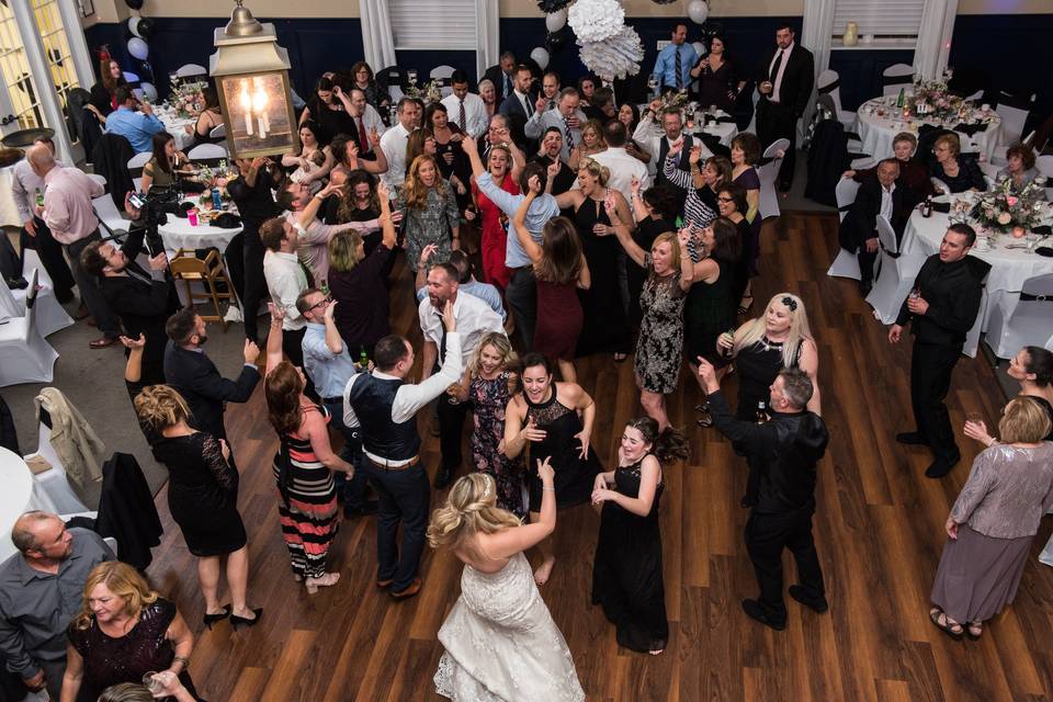 Guests on the dance floor